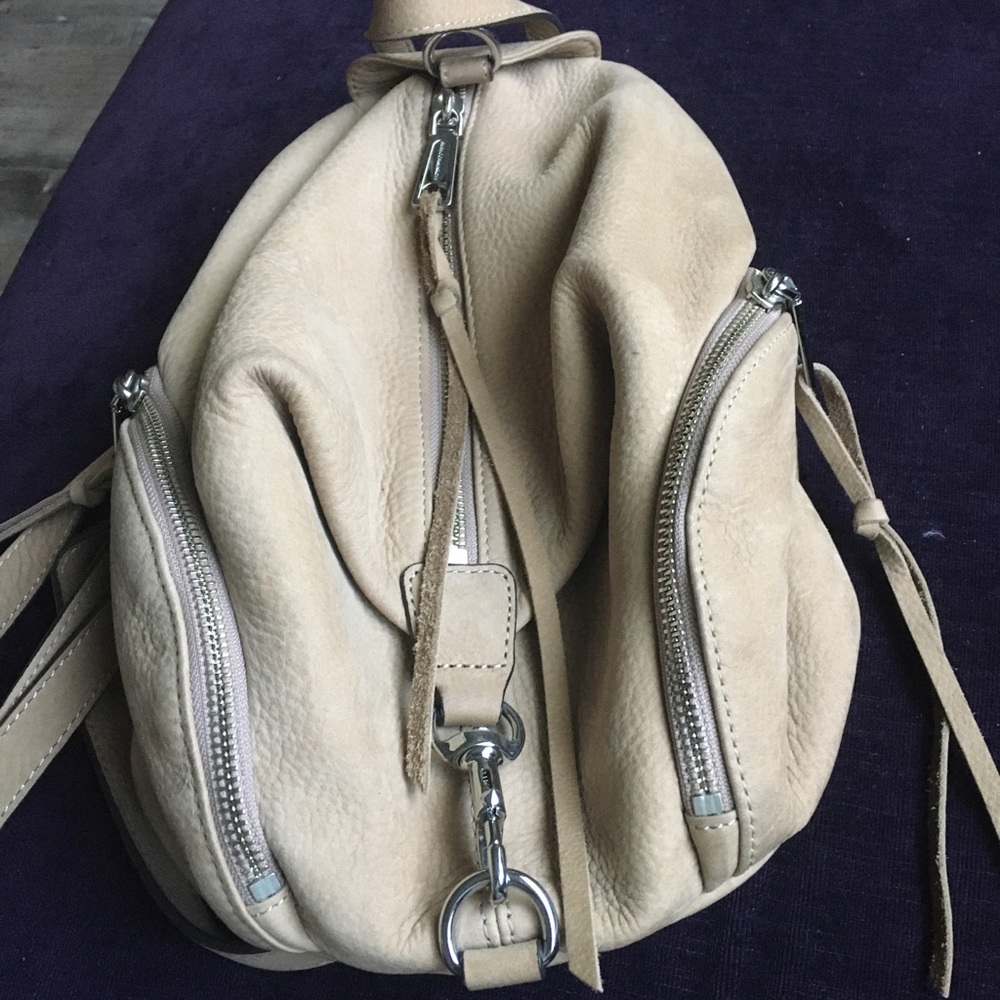 Rebecca Minkoff Light Tan Suede Backpack